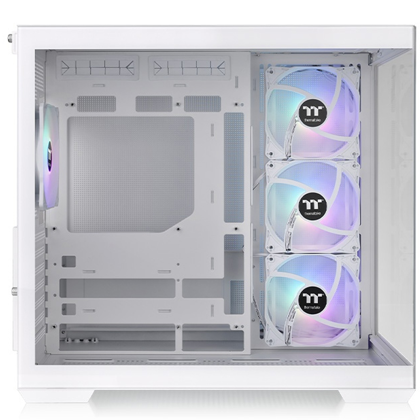 Gabinete Thermaltake View 380 Tg Argb Snow Atx Mid Tower